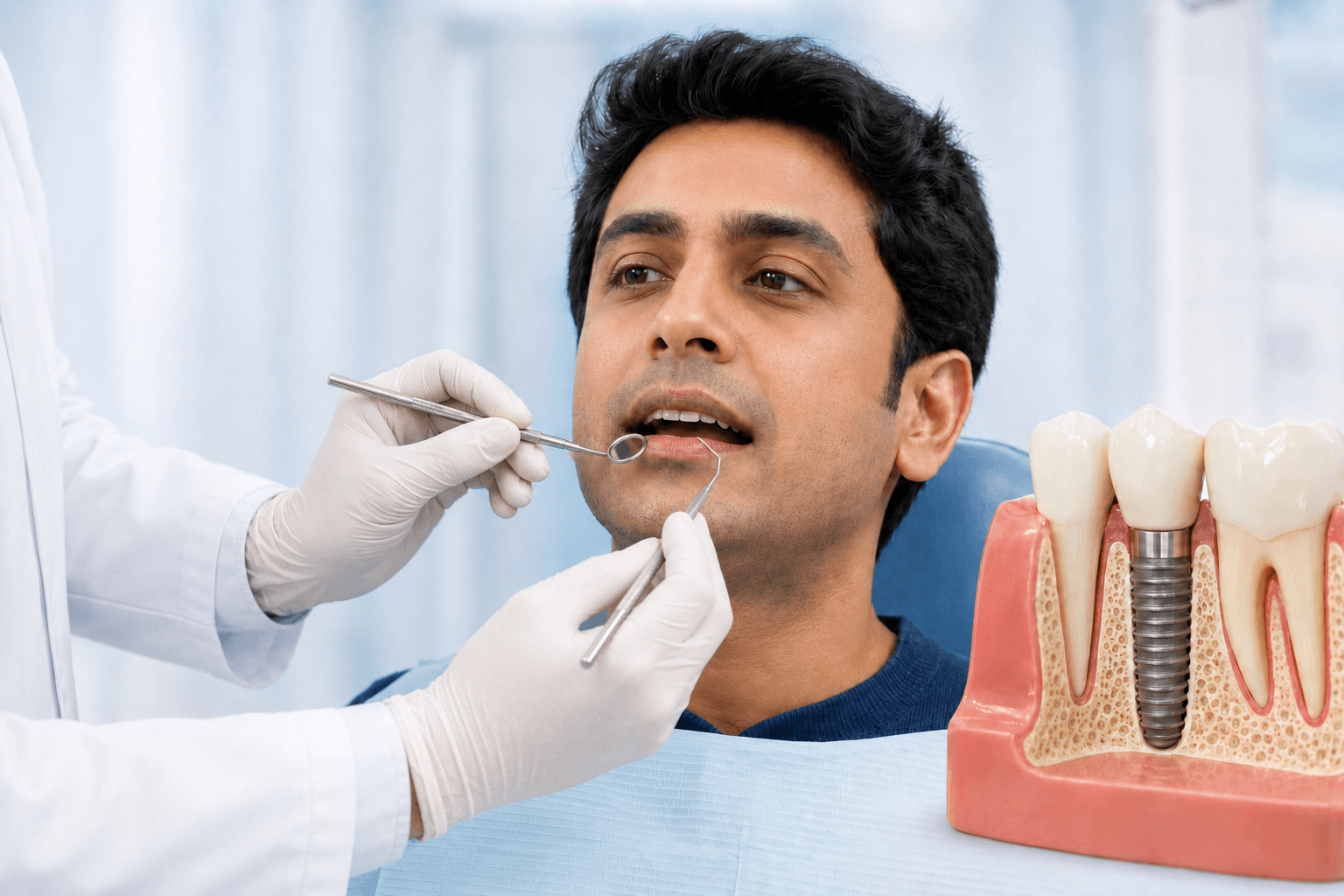 What Are Dental Implants - Evaluation by Dr. Aditi Chhajed in Pedder Road, South Mumbai